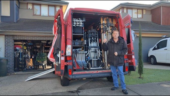 Image for camera gear in van